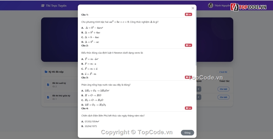 thi trực tuyến,hỗ trợ,mới nhất